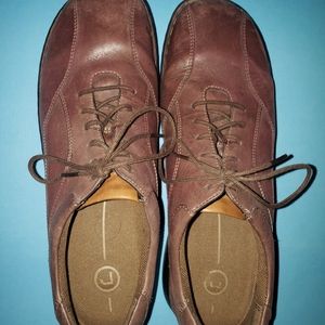 Rockport Womens Audrey Oxford Shoes Brown